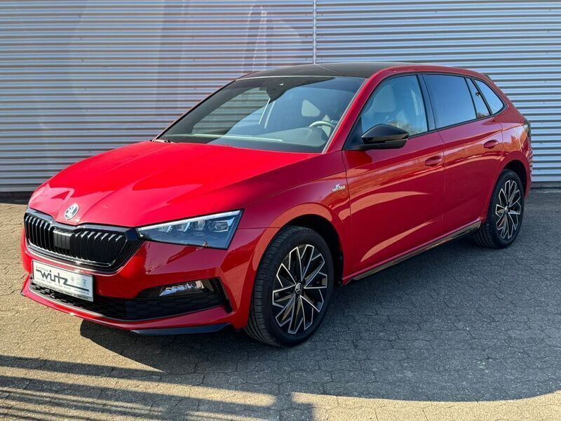 Rot Gebraucht 2024 Skoda Scala Monte Carlo Kleinwagen | 26.950 € (Teuer) - Bild 1/4