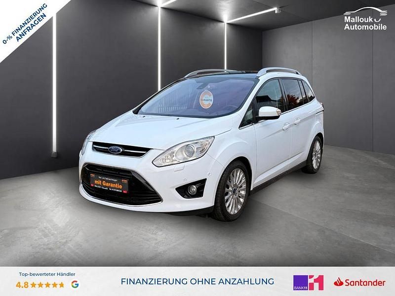 Weiß Gebraucht 2013 Ford Grand C-Max Titanium Van / Kleinbus | 9.990 € (Teuer) - Bild 1/4