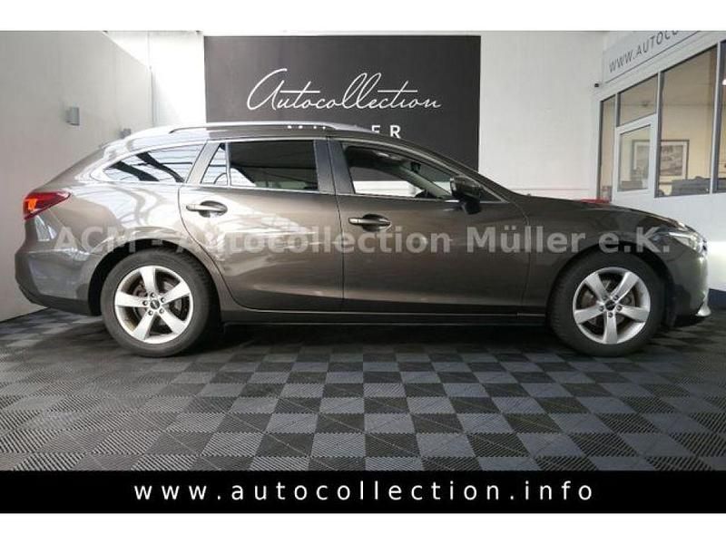 Gebraucht Mazda 6 150 PS (110 kW) 2015 Obsidiangrau metallic (metallic) Kombi