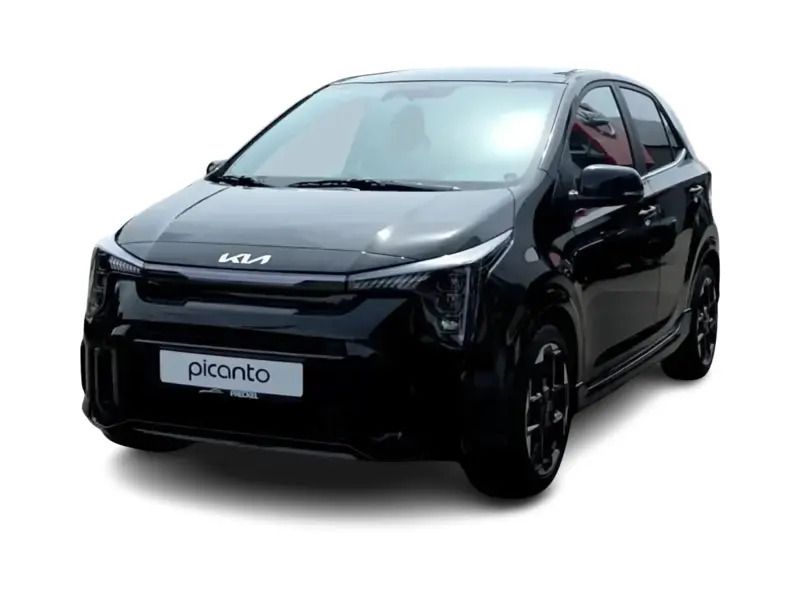 Schwarz Neu 2025 Kia Picanto GT-Line Kleinwagen | 18.490 € (Fairer Preis) - Bild 1/4