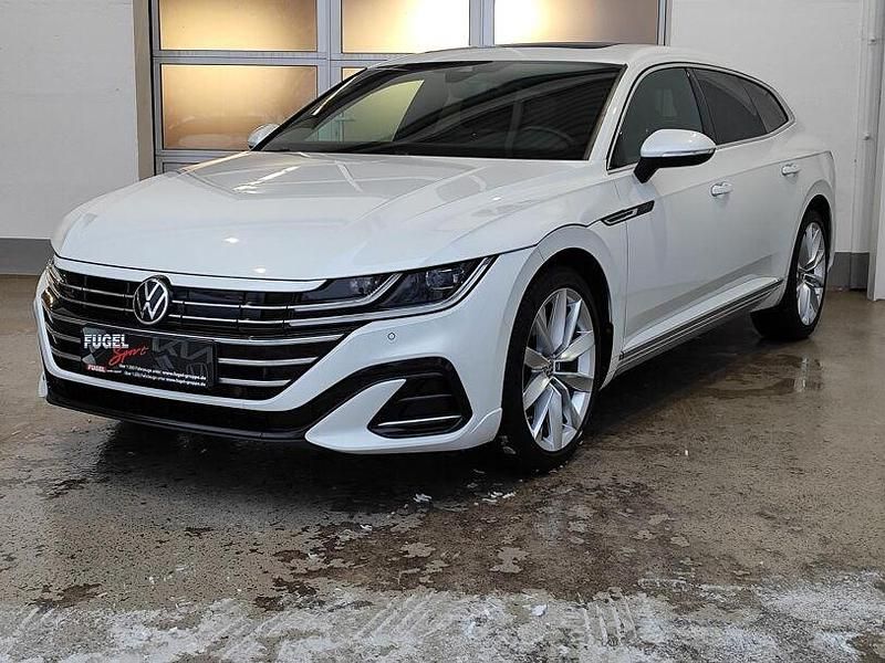 Gebraucht VW Arteon R-line 218 PS (160 kW) 2022 Oryxweiß perlmutteffekt Kombi