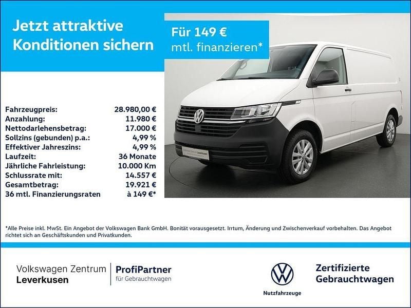Candy weiss Gebraucht 2023 VW T6.1 Van | 28.980 € (Superpreis) - Bild 1/4
