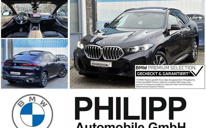 Carbonschwarz Gebraucht 2024 BMW X6 M Sport SUV | 84.479 € (Etwas zu teuer) - Bild 1/4