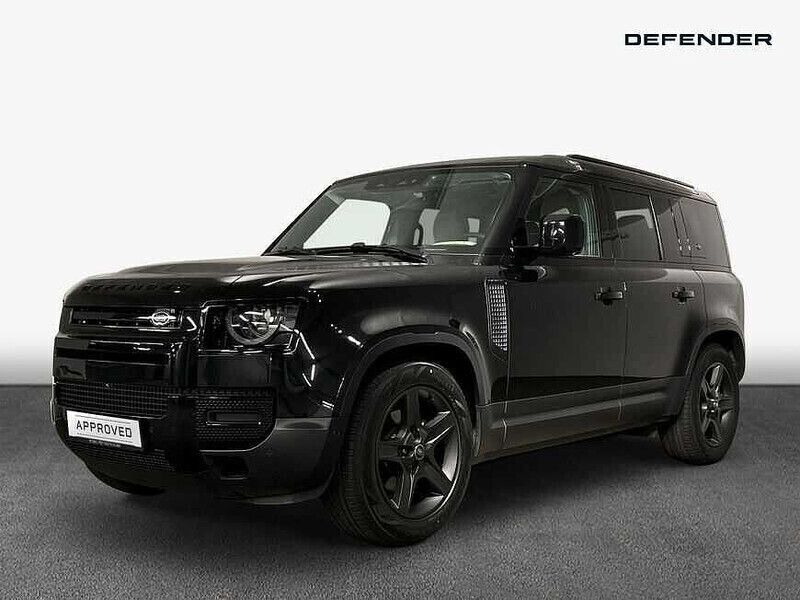 Santorini black Gebraucht 2023 Land Rover Defender SE SUV | 65.850 € - Bild 1/4