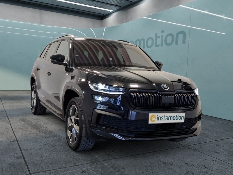 Schwarz Gebraucht 2022 Skoda Kodiaq SportLine SUV | 34.340 € (Fairer Preis) - Bild 1/4