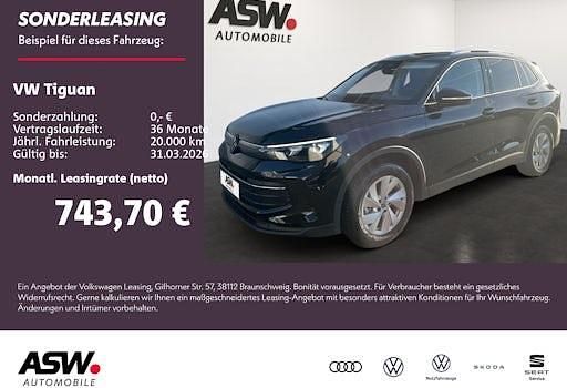 Neu VW Tiguan Life 204 PS (150 kW) 2026 Schwarz SUV
