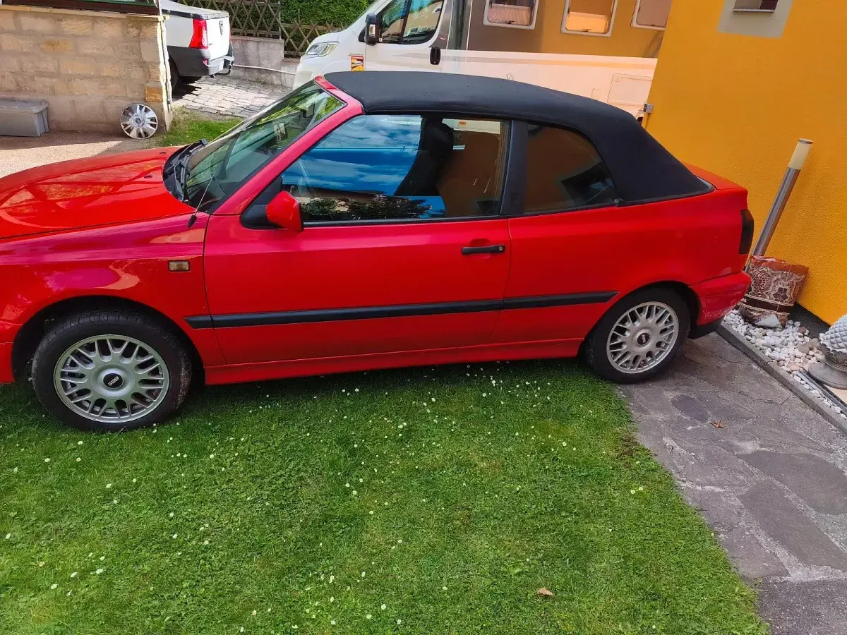 Brugt VW Golf Cabriolet 116 HK (85 kW) 1995 Rød Cabriolet