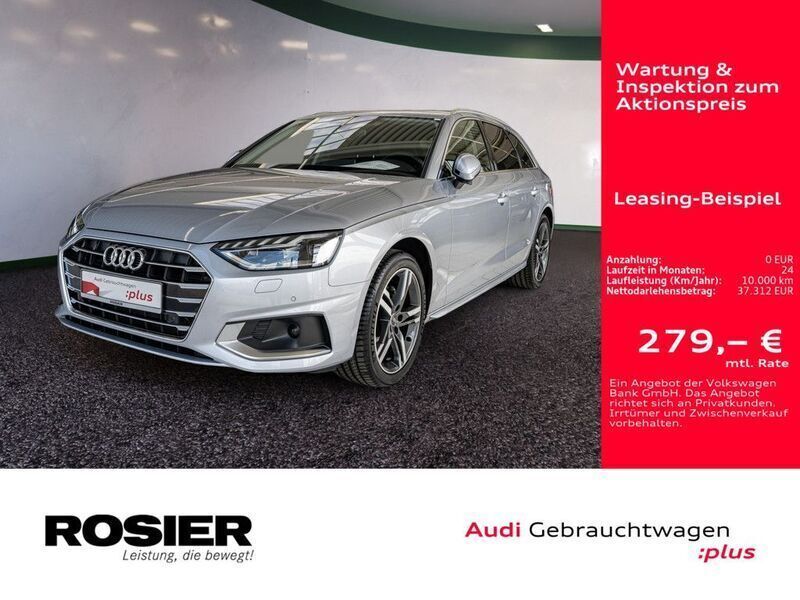 Silber / florettsilber Gebraucht 2024 Audi A4 Advanced Plus Kombi | 37.312 € (Fairer Preis) - Bild 1/4
