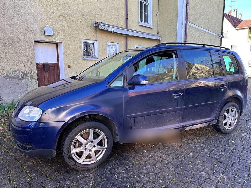 Gebraucht VW Touran 116 PS (85 kW) 2005 Blau Van / Kleinbus