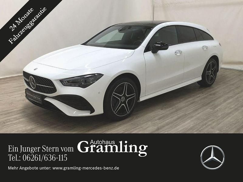 Polarweiß Gebraucht 2023 Mercedes CLA250e Shooting Brake AMG Kombi | 33.489 € (Guter Preis) - Bild 1/4