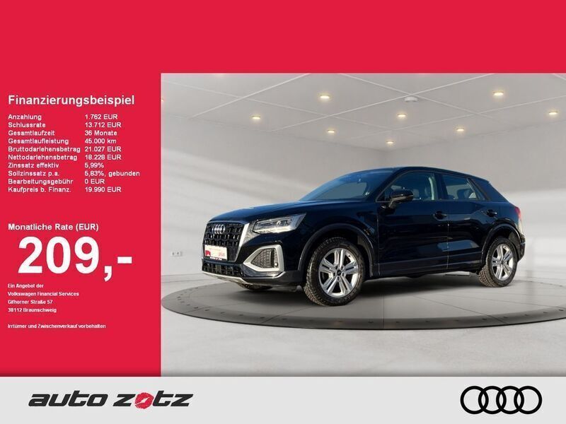 Brillantschwarz Gebraucht 2021 Audi Q2 Advanced Plus SUV | 23.890 € (Fairer Preis) - Bild 1/4
