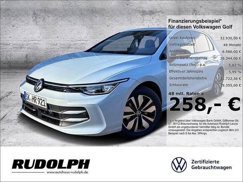 Blau Gebraucht 2024 VW Golf VIII Goal Limousine | 32.930 € (Fairer Preis) - Bild 1/4