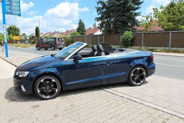 Kosmosblau metallic Gebraucht 2016 Audi A3 Cabriolet Sport Cabrio | 23.750 € (Teuer) - Bild 1/4