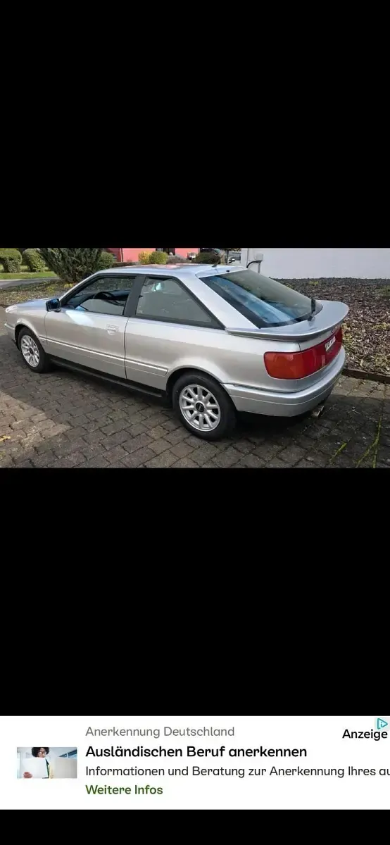Gebraucht Audi 80 Basis 133 PS (97 kW) 1993 Silber Coupé