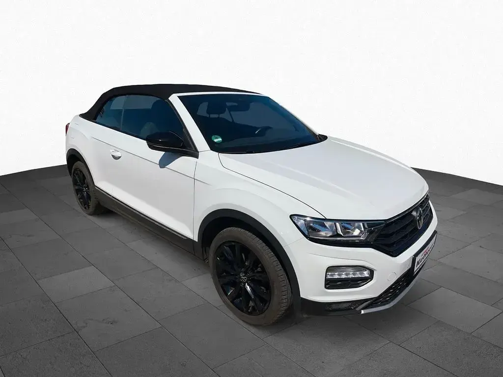 Gebraucht VW T-Roc Cabriolet Style 116 PS (85 kW) 2021 Weiß Cabrio