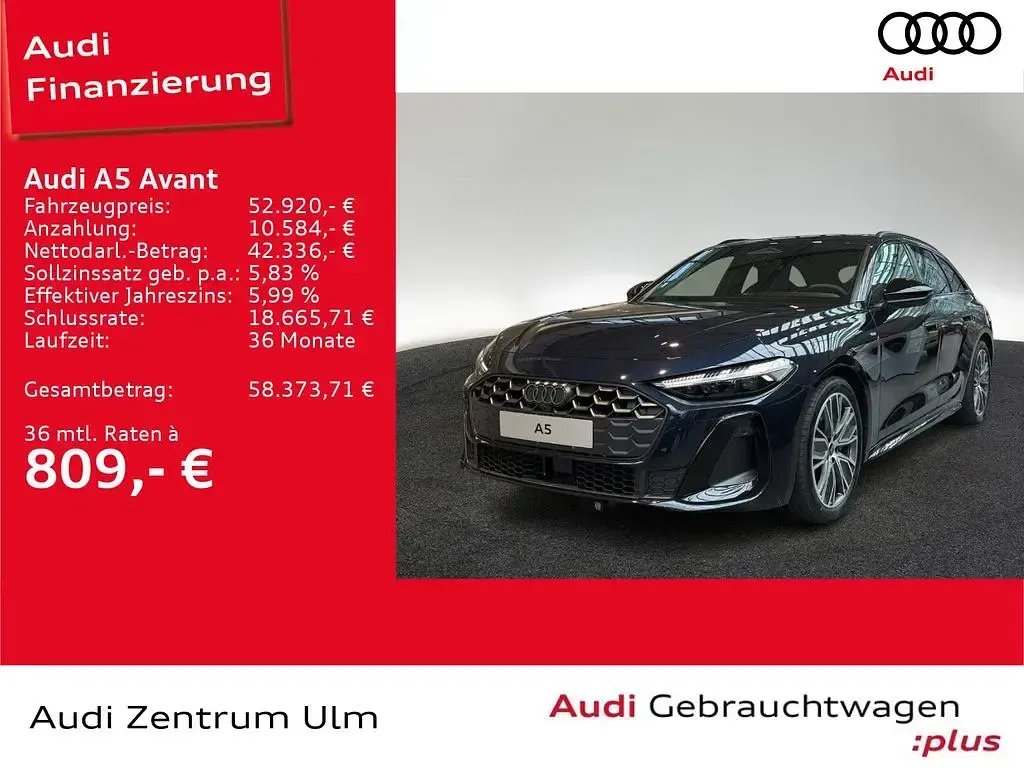 Gebraucht Audi A5 S-Line 204 PS (150 kW) 2025 Blau Kombi