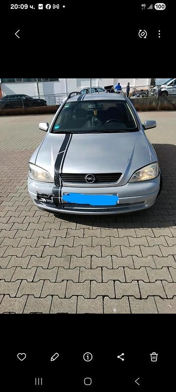 Gebraucht Opel Astra 2002 Silber Kombi