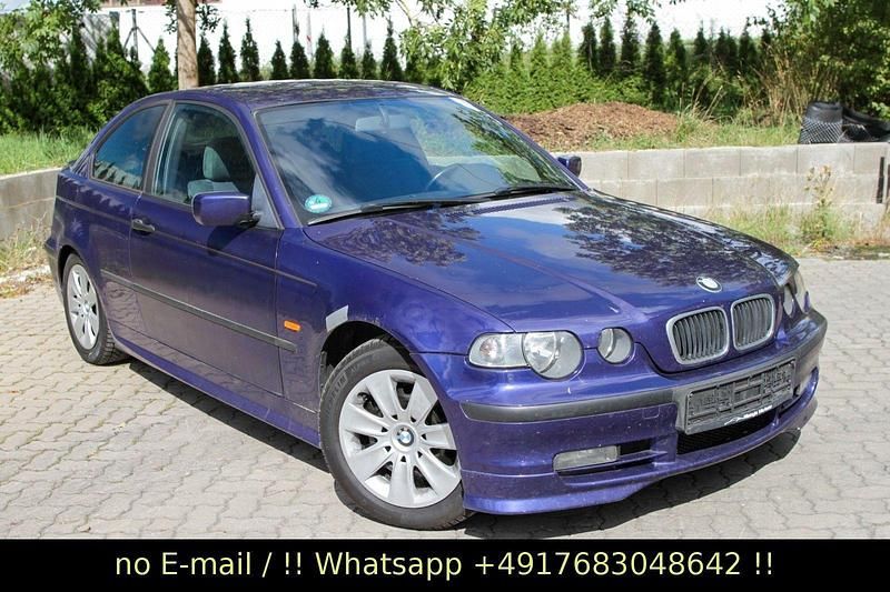 Blau Gebraucht 2002 BMW 318 Compact Kleinwagen | 500 € (Superpreis) - Bild 1/4