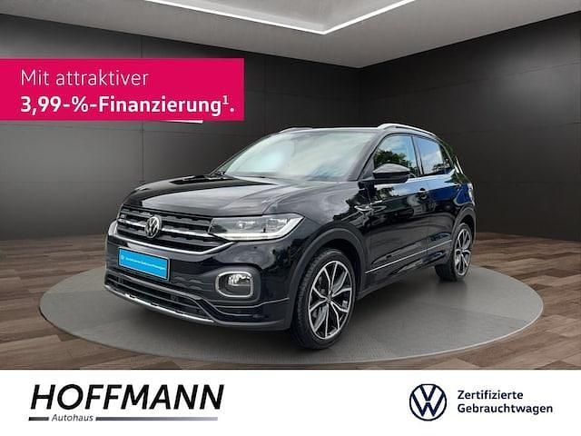 Schwarz Gebraucht 2022 VW T-Cross R-line SUV | 23.980 € (Fairer Preis) - Bild 1/3
