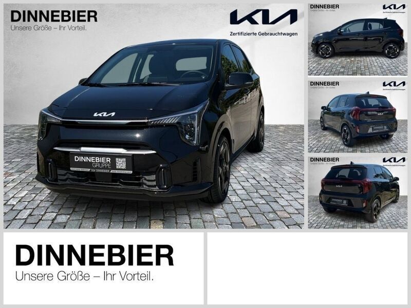Schwarz (metallic) Neu 2025 Kia Picanto Launch Edition Kleinwagen | 21.990 € (Etwas zu teuer) - Bild 1/4
