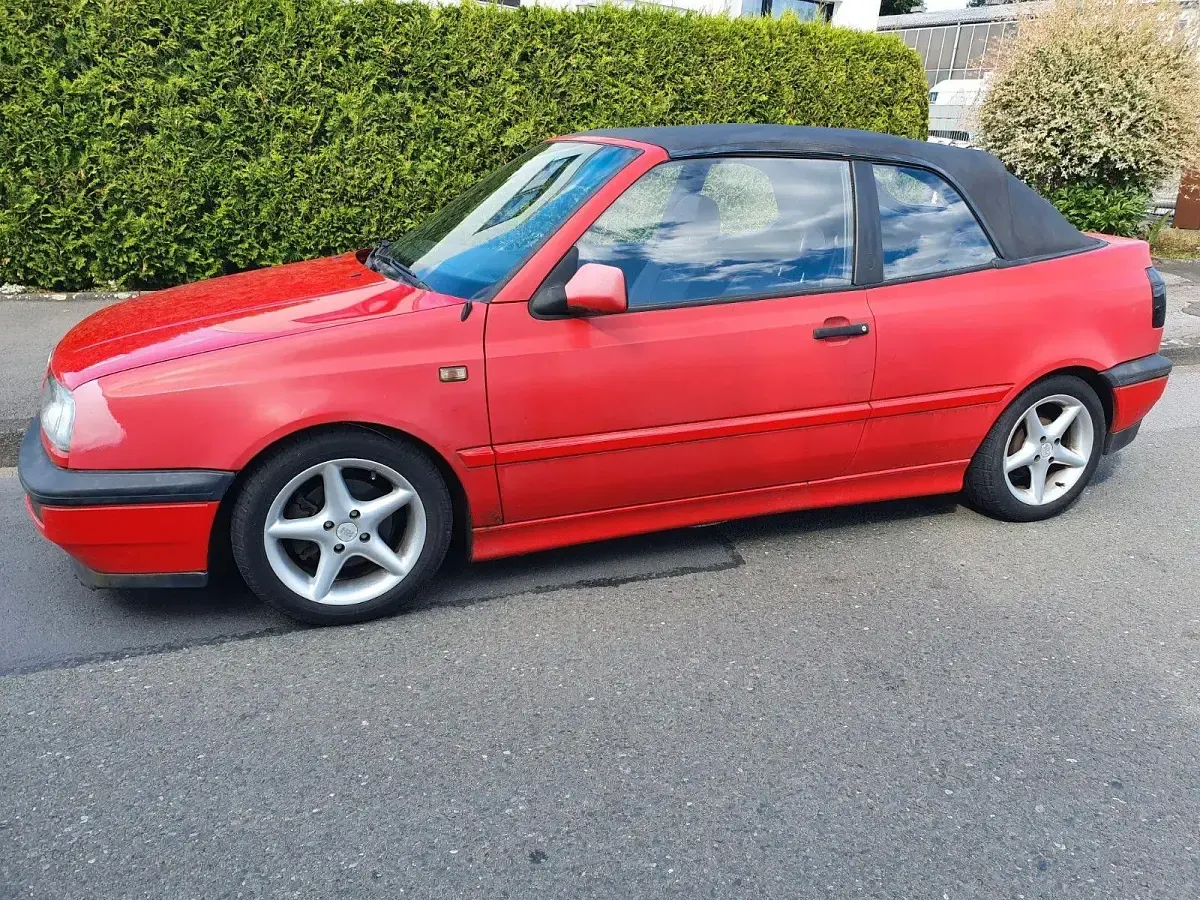 Gebraucht VW Golf Cabriolet 116 PS (85 kW) 1994 Rot Cabrio