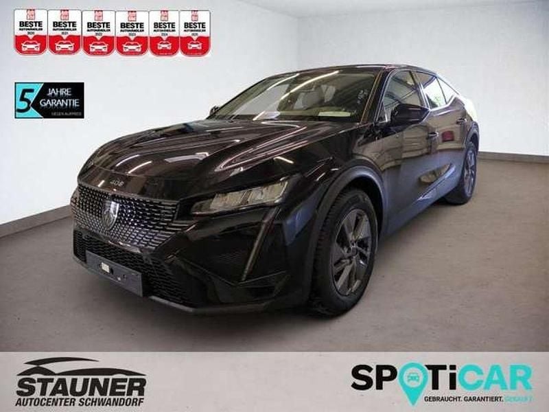 Perla nera schwarz metallic (metallic) Gebraucht 2024 Peugeot 408 Allure Limousine | 22.480 € - Bild 1/4