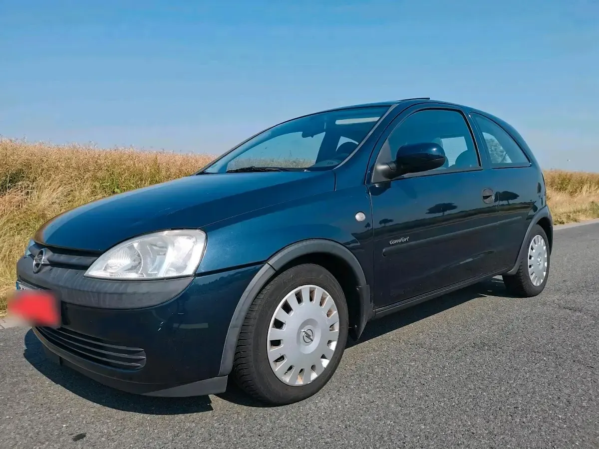 Gebraucht Opel Corsa 75 PS (55 kW) 2001 Blau Kleinwagen