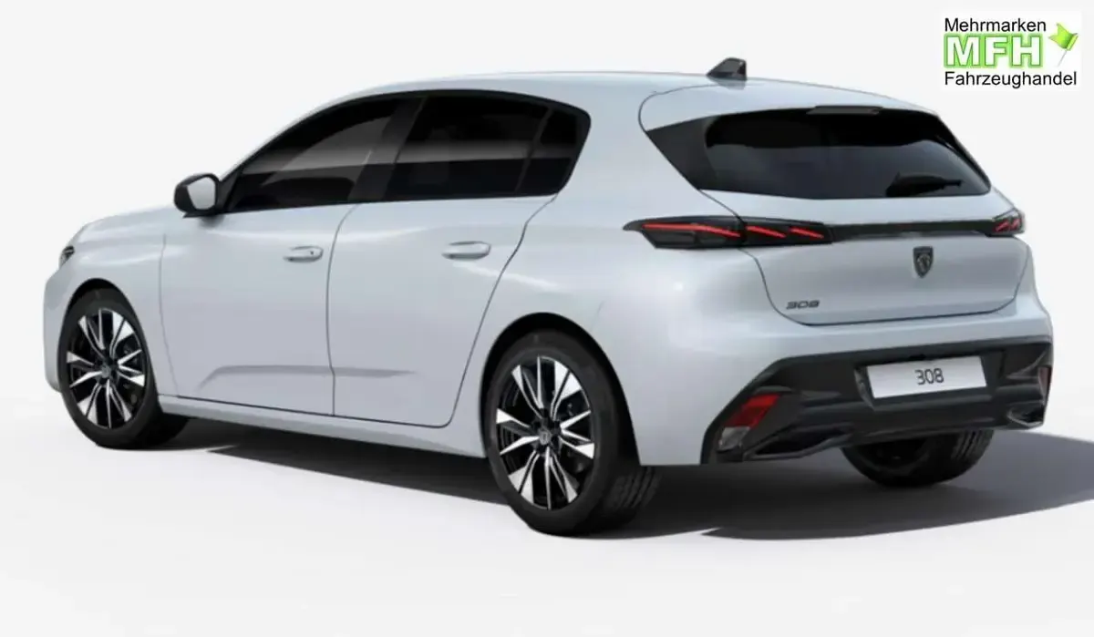 Neu Peugeot 308 Allure 131 PS (96 kW) 2026 Artense grau metallic Limousine
