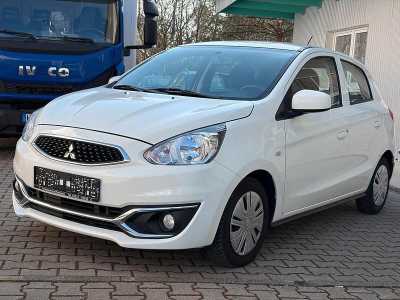 Gebraucht Mitsubishi Space Star 71 PS (52 kW) 2018 Weiß Kleinwagen