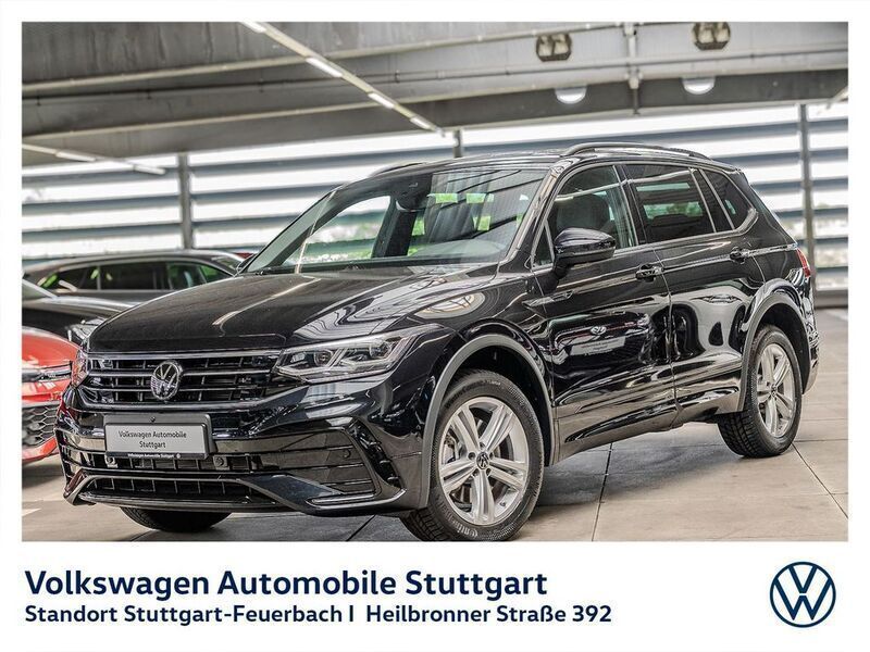 Schwarz Gebraucht 2024 VW Tiguan Allspace R-line SUV | 45.830 € (Fairer Preis) - Bild 1/4