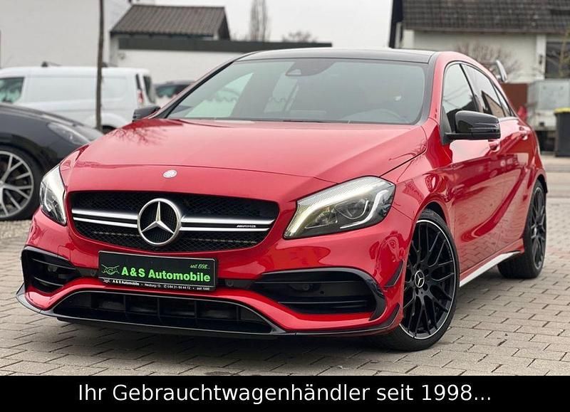 Rot Gebraucht 2016 Mercedes A45 AMG AMG Limousine | 31.990 € (Fairer Preis) - Bild 1/4