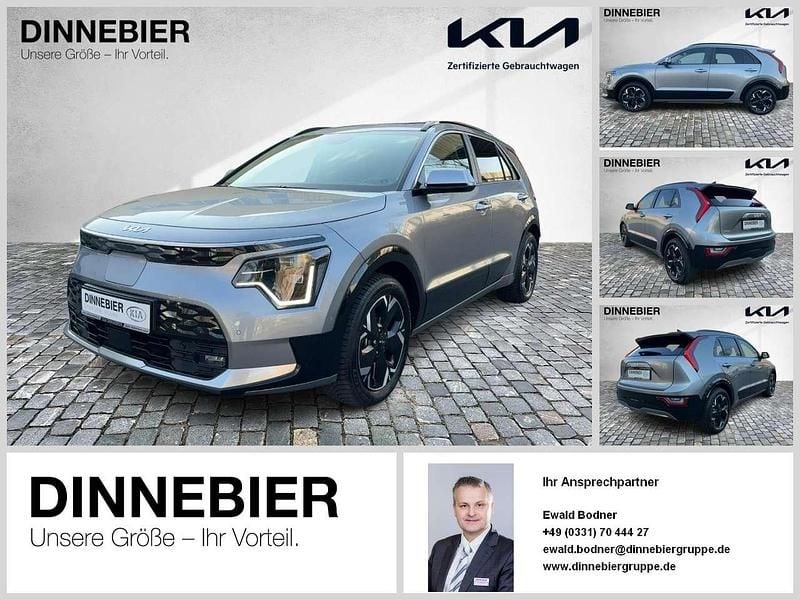 Grau Gebraucht 2024 Kia e-Niro Inspiration SUV | 29.380 € (Fairer Preis) - Bild 1/4