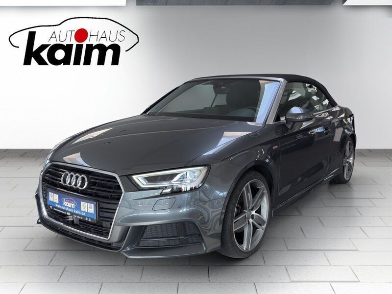 Daytonagrau perleffekt Gebraucht 2018 Audi A3 Cabriolet S-Line Cabrio | 26.490 € (Teuer) - Bild 1/4
