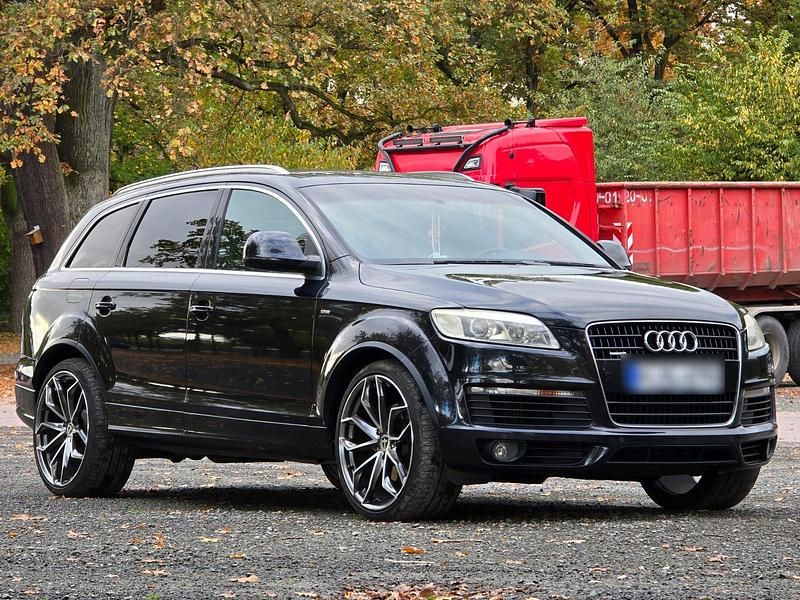 Schwarz Gebraucht 2007 Audi Q7 S-Line SUV | 8.799 € (Superpreis) - Bild 1/4