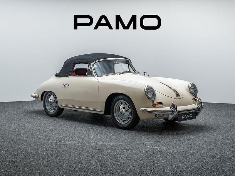 Elfenbeinweiss Gebraucht 1960 Porsche 356 Cabrio | 169.900 € - Bild 1/4
