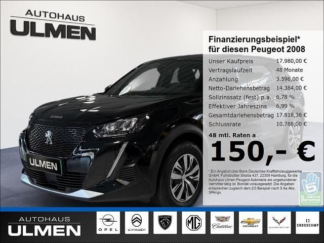 Gebraucht Peugeot e-2008 Active 100 kW (136 PS) 2023 Schwarz SUV