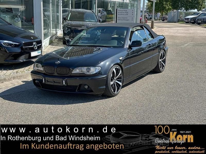 Black sapphire metallic Gebraucht 2003 BMW 330 Cabriolet Sport Line Cabrio | 10.400 € (Superpreis) - Bild 1/4
