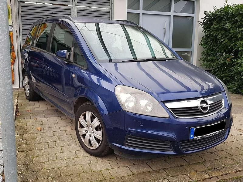Blau Gebraucht 2006 Opel Zafira Sport Van / Kleinbus | 590 € (Superpreis) - Bild 1/2