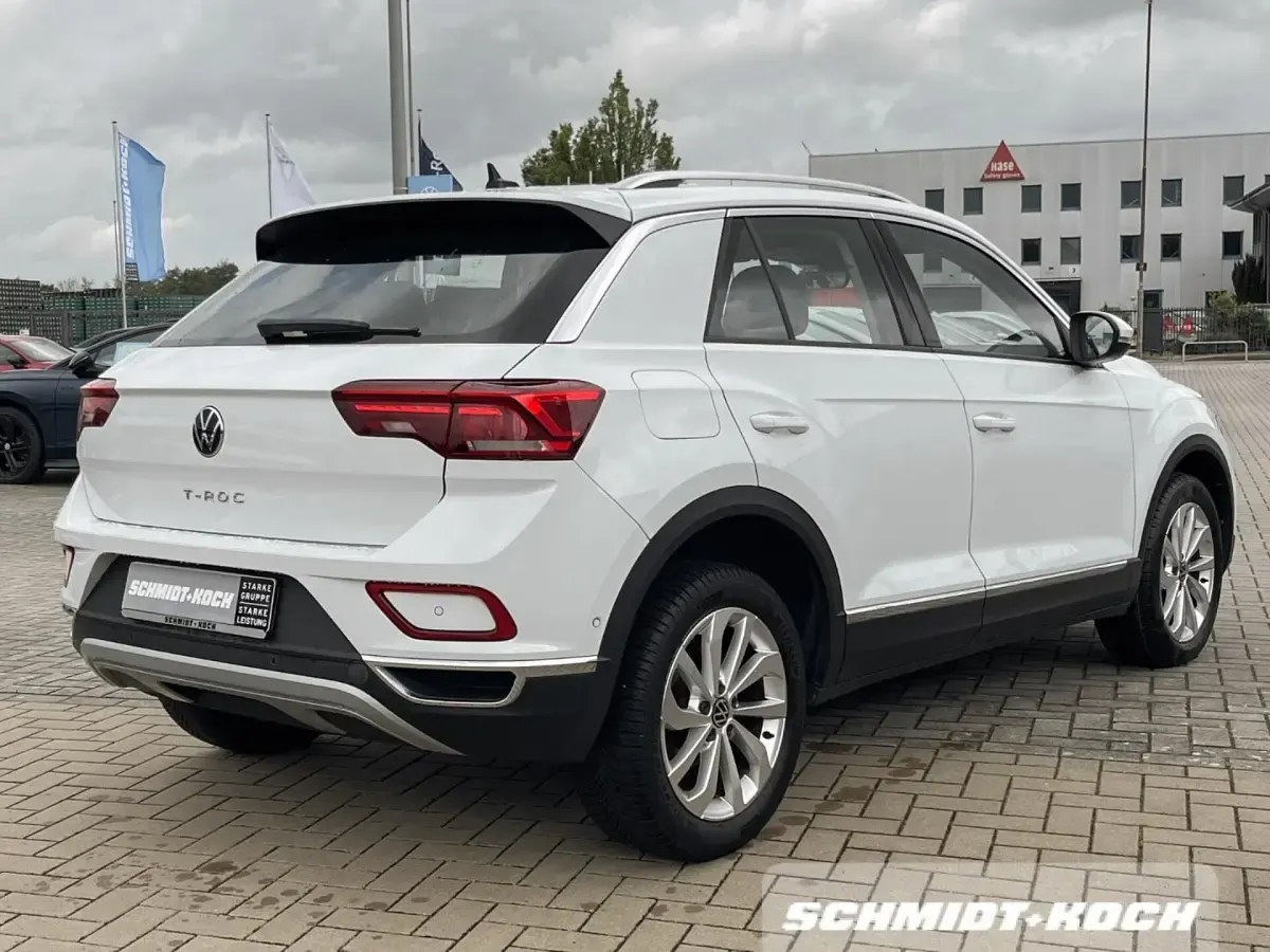 Gebraucht VW T-Roc Style 150 PS (110 kW) 2022 Pure white (weiß) SUV