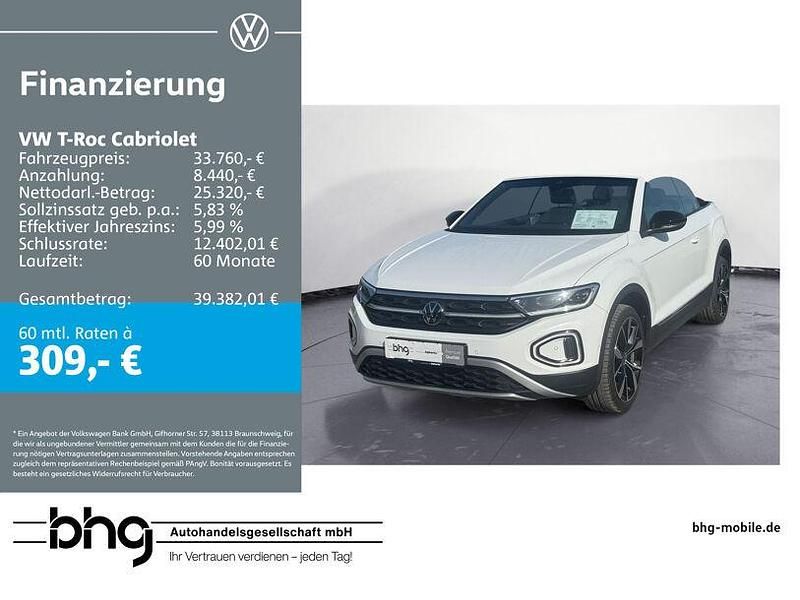 Gebraucht VW T-Roc Style 150 PS (110 kW) 2025 Weiß SUV