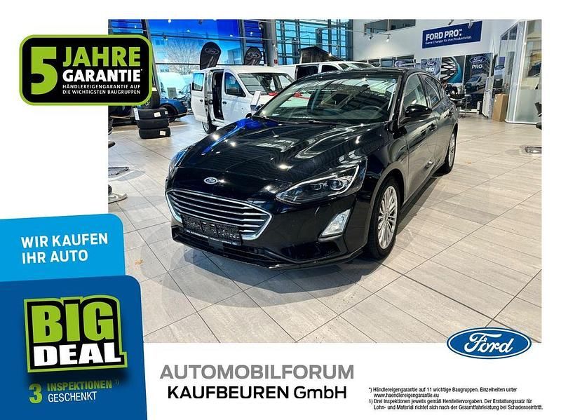 Gebraucht Ford Focus Titanium 125 PS (91 kW) 2019 Iridiumschwarz metallic Limousine