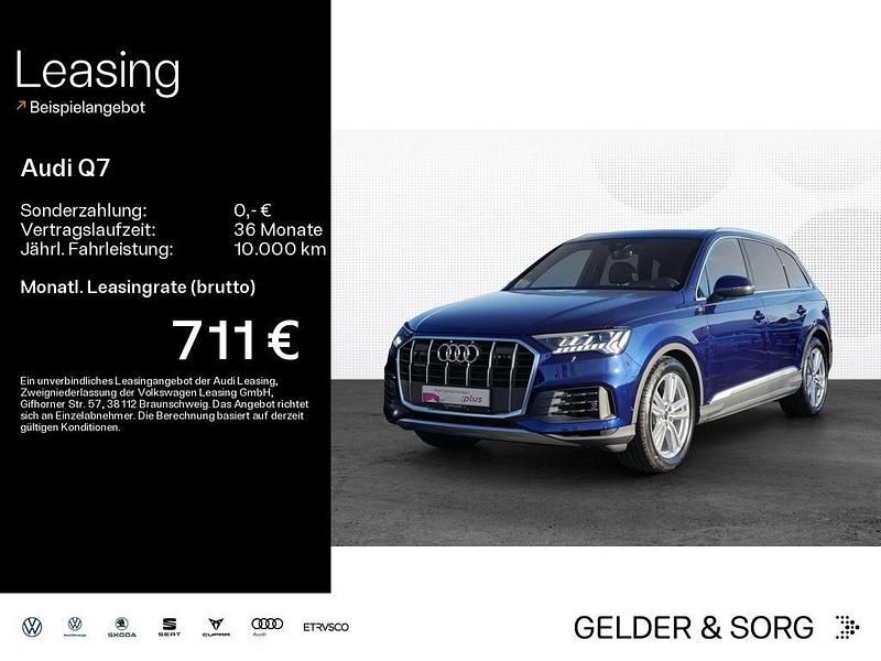 Navarrablau metallic Gebraucht 2023 Audi Q7 Ambiente SUV | 62.480 € (Guter Preis) - Bild 1/4