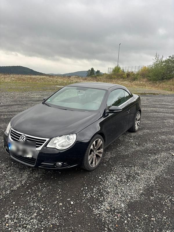 Schwarz Gebraucht 2009 VW Eos Cabrio | 4.500 € (Guter Preis) - Bild 1/4