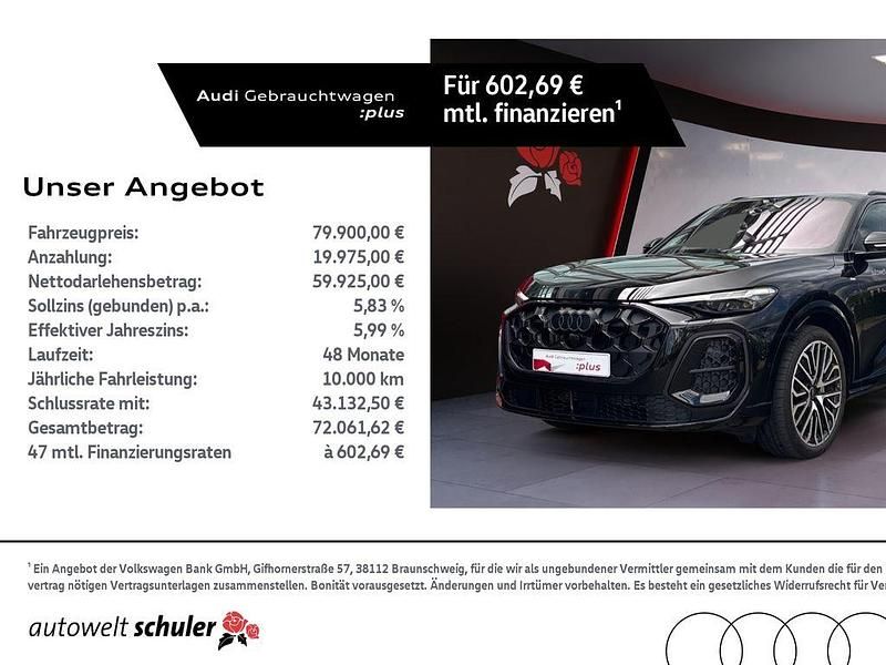 Mythosschwarz metallic Gebraucht 2025 Audi Q5 Edition .1 SUV | 79.000 € (Teuer) - Bild 1/4