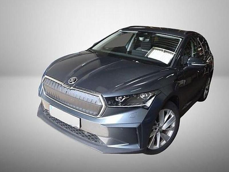Grey metallic Gebraucht 2021 Skoda Enyaq iV SUV | 25.399 € (Guter Preis) - Bild 1/3