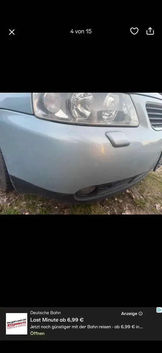 Gebraucht Audi A3 102 PS (75 kW) 2001 Blau Kleinwagen