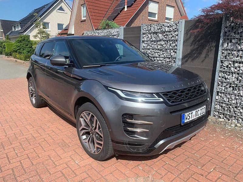Grau Gebraucht 2019 Land Rover Range Rover evoque R-Dynamic SUV | 26.950 € (Etwas zu teuer) - Bild 1/4
