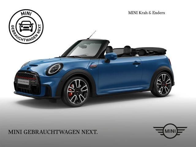 Island blue metallic (blau) Gebraucht 2021 Mini John Cooper Works Cabriolet Cabrio | 31.788 € (Teuer) - Bild 1/4