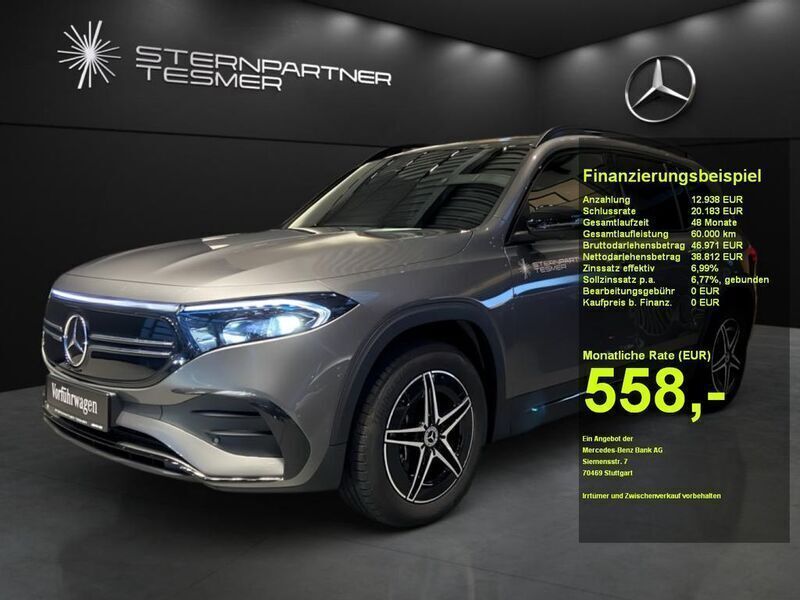 Metalliclack mountaingrau Gebraucht 2024 Mercedes EQB250 AMG SUV | 44.320 € (Etwas zu teuer) - Bild 1/3