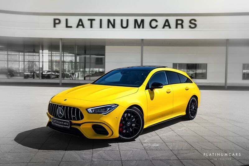 Gelb Gebraucht 2022 Mercedes CLA45 AMG Shooting Brake AMG Kombi | 50.804 € (Fairer Preis) - Bild 1/4